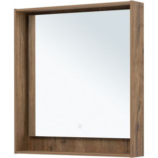 Зеркало с подсветкой Aquanet Милан 336400 80 см дуб рустикальный